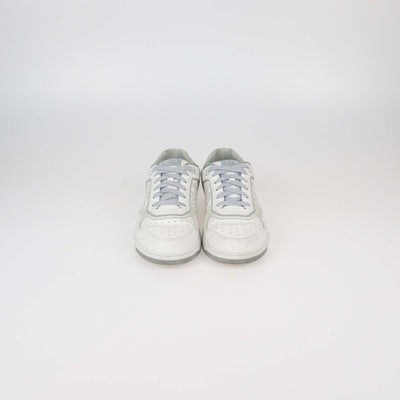 Christian Dior White/Grey Leather B27 Low Top Sneakers