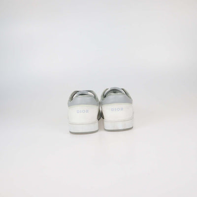 Christian Dior White/Grey Leather B27 Low Top Sneakers