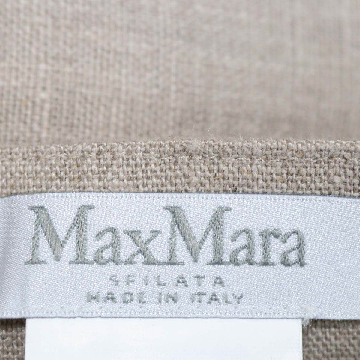 Max Mara Sfilata Beige Linen Asymmetrical Maxi Skirt