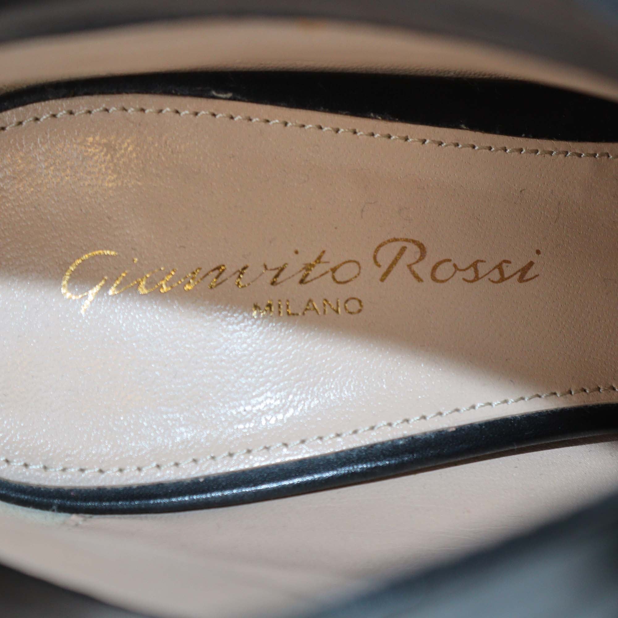 Gianvito Rossi Black Leather Mable Ankle Boots