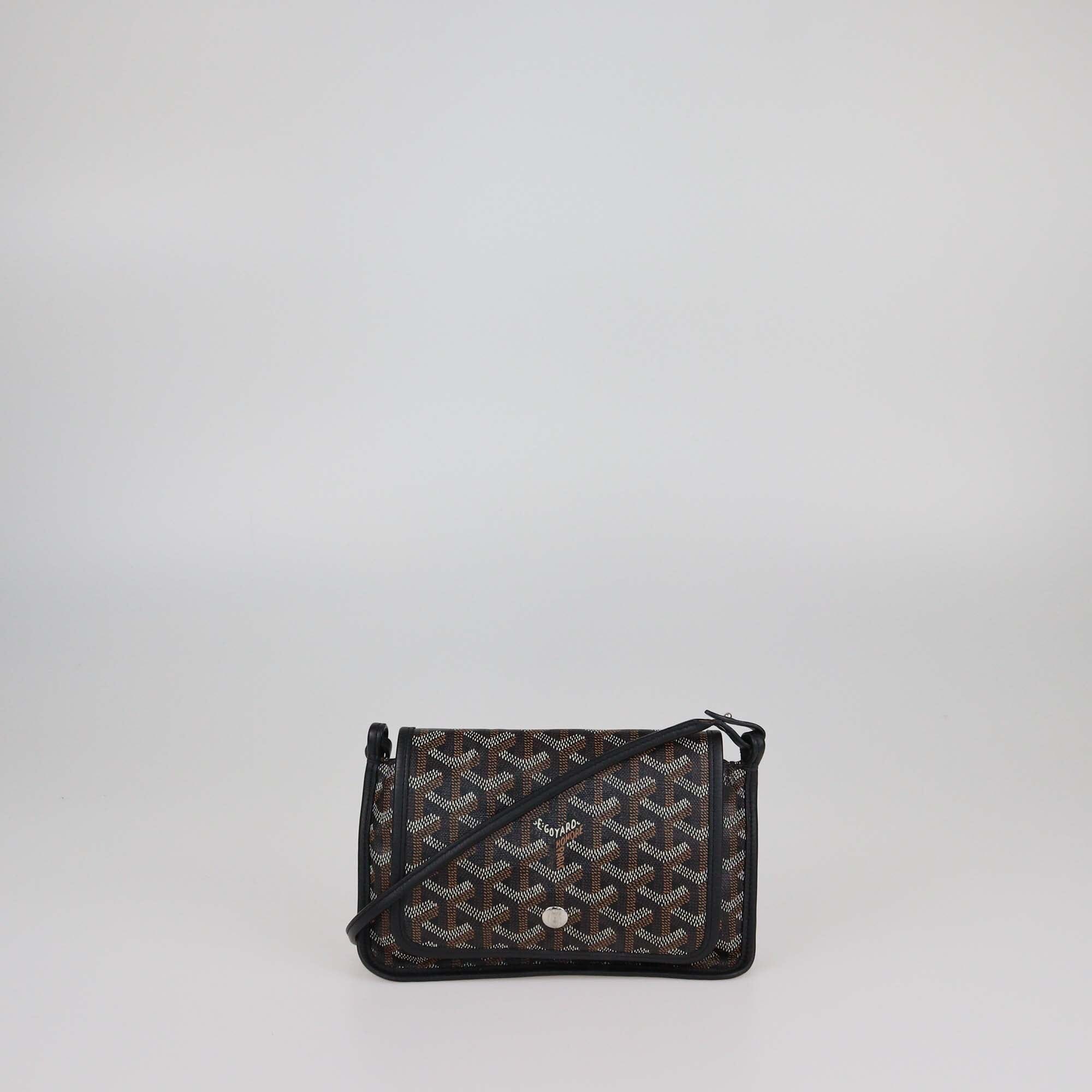 Goyard Black Goyardine Pocket Wallet Crossbody bag Womens Goyard 