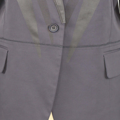 Bottega Veneta Navy Blue Blend Polyester Blazer
