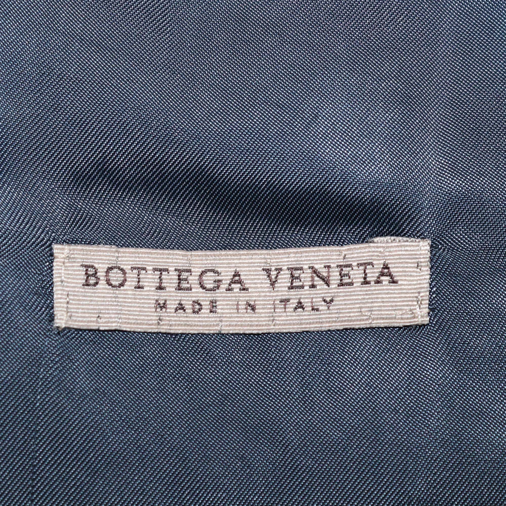 Bottega Veneta Navy Blue Blend Polyester Blazer