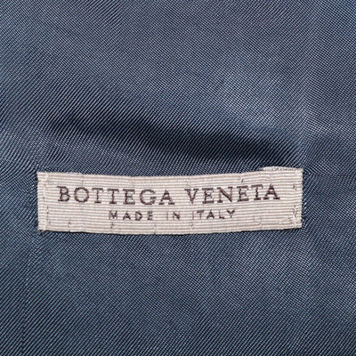 Bottega Veneta Navy Blue Blend Polyester Blazer