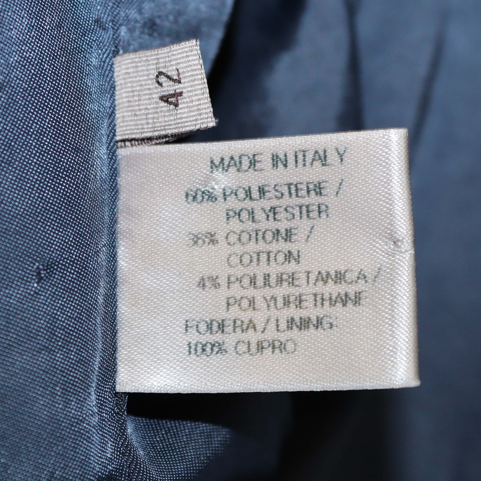Bottega Veneta Navy Blue Blend Polyester Blazer