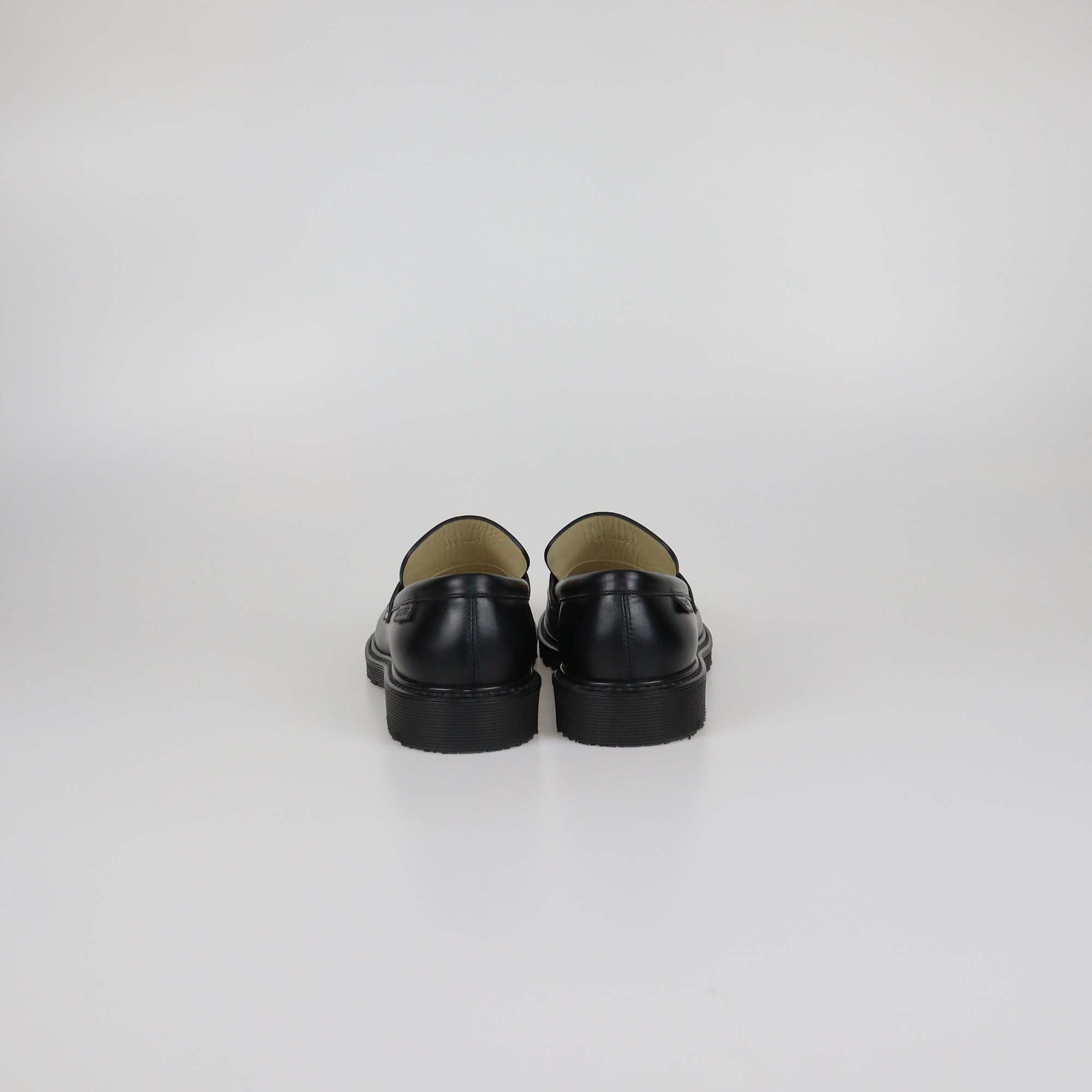 Loewe Black Leather Blaze Penny Loafers