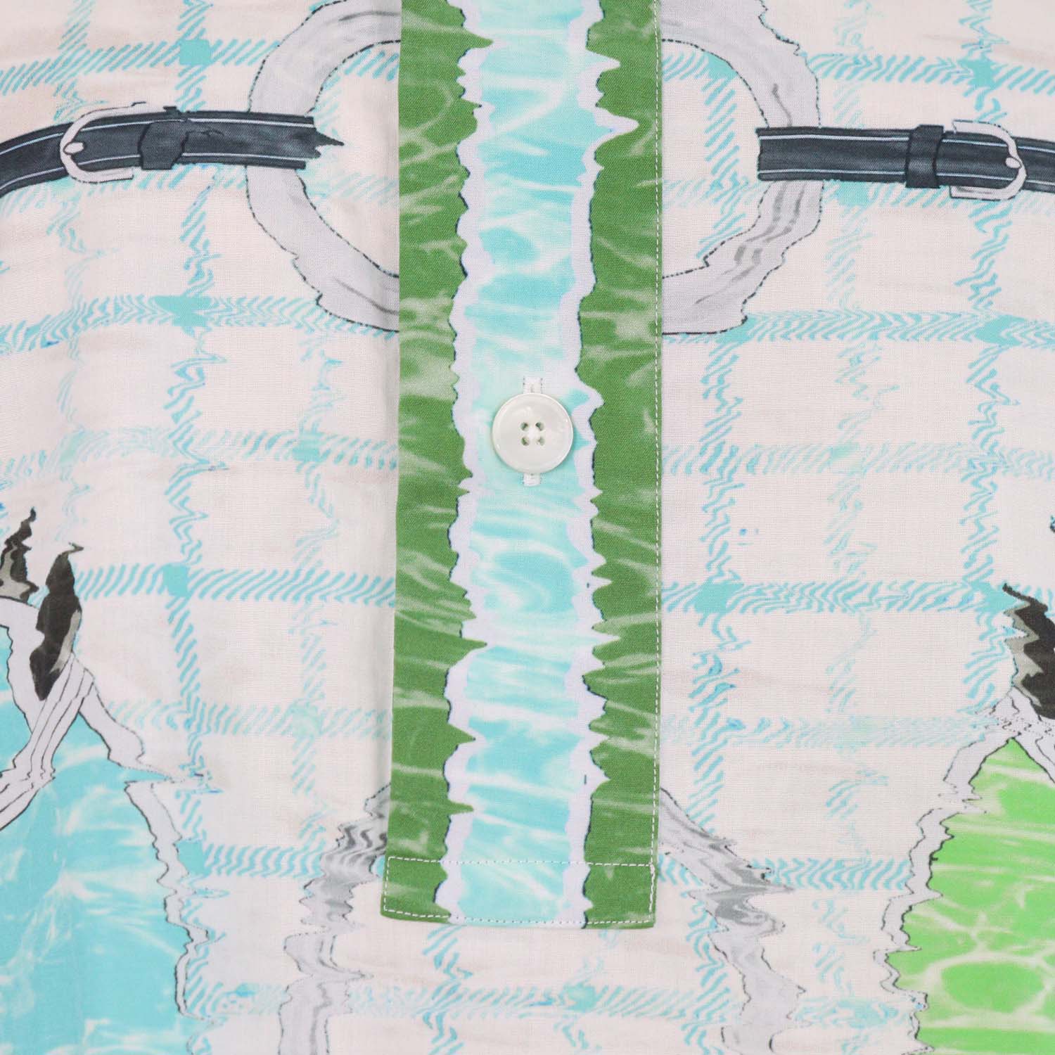 Hermes Multicolor Cotton Polo T-Shirt