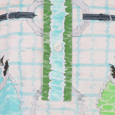 Hermes Multicolor Cotton Polo T-Shirt