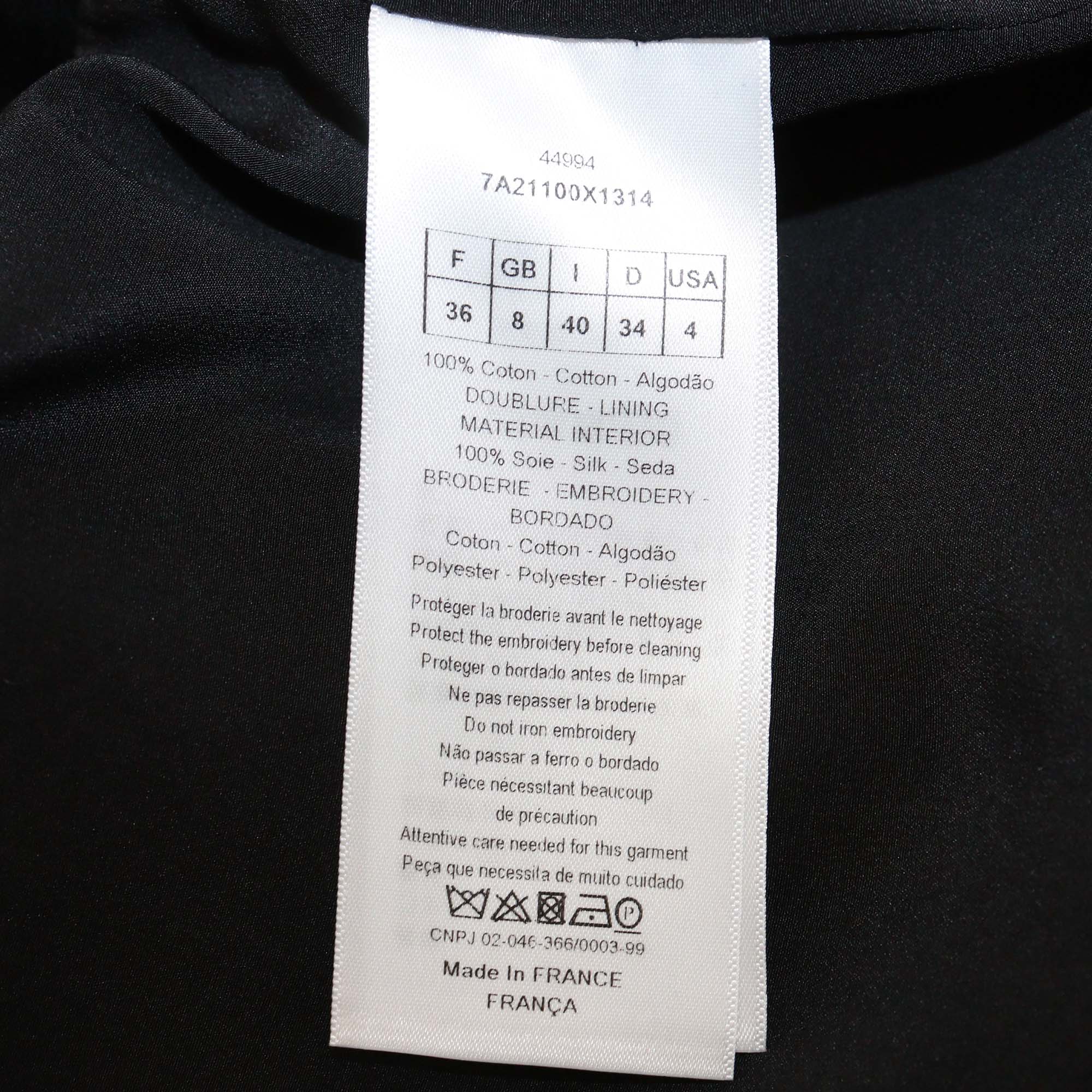 Christian Dior Multicolor Velvet Embroidered Patterned Vest