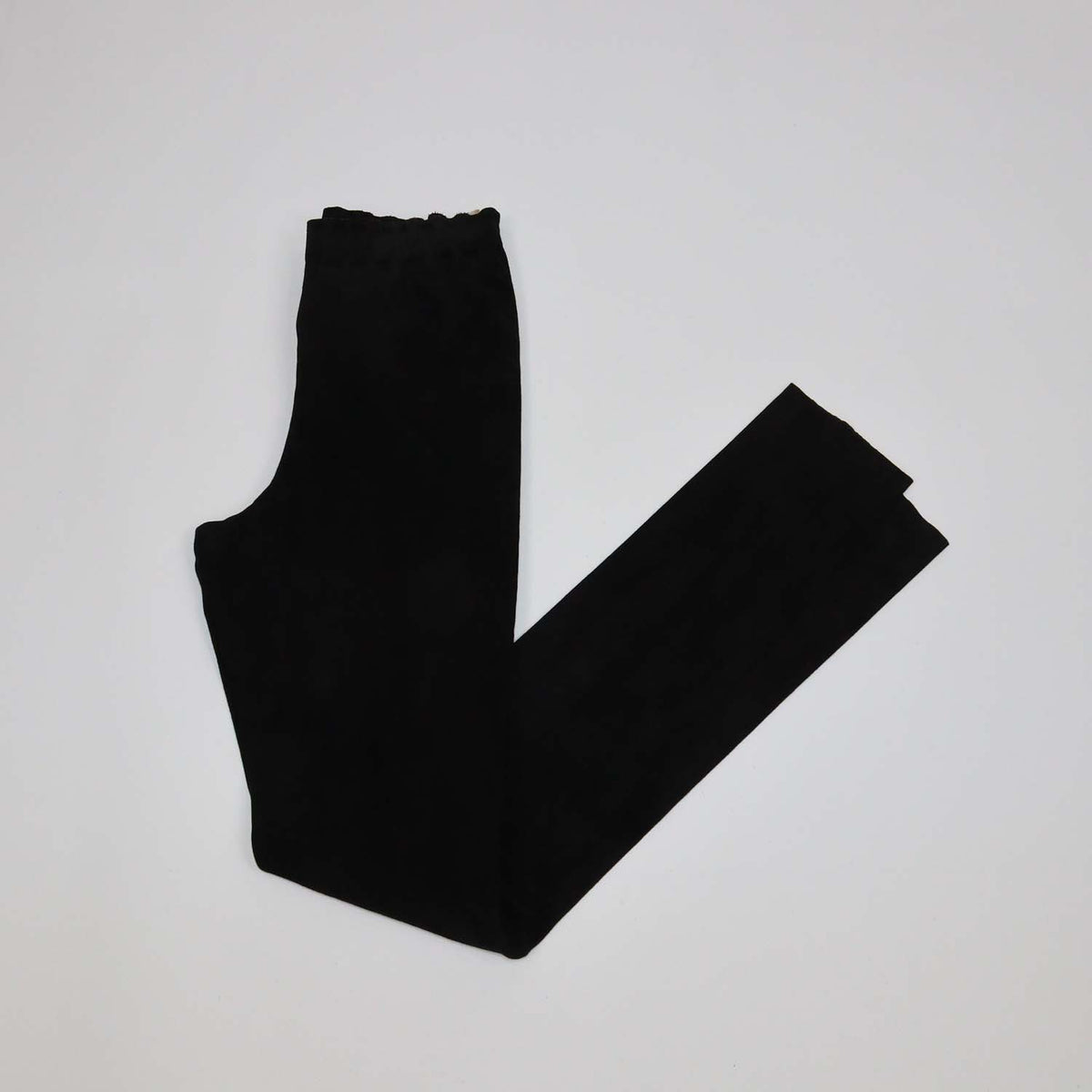 Stouls Black Suede Skinny Pants