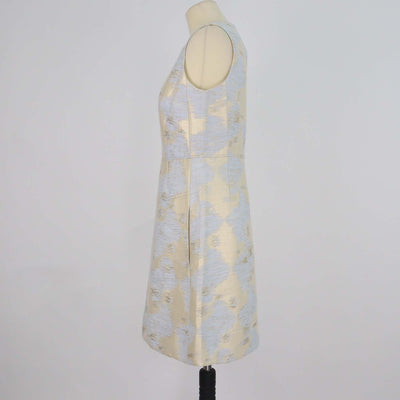 Paule Ka Cream/Grey Jacquard Mini Dress