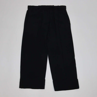 Simone Rocha Black Blend Acetate Straight Leg Pants