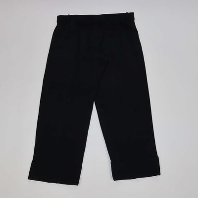 Simone Rocha Black Blend Acetate Straight Leg Pants