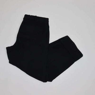 Simone Rocha Black Blend Acetate Straight Leg Pants