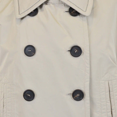 Brunello Cucinelli Beige Double Breasted Short Sleeve Jacket