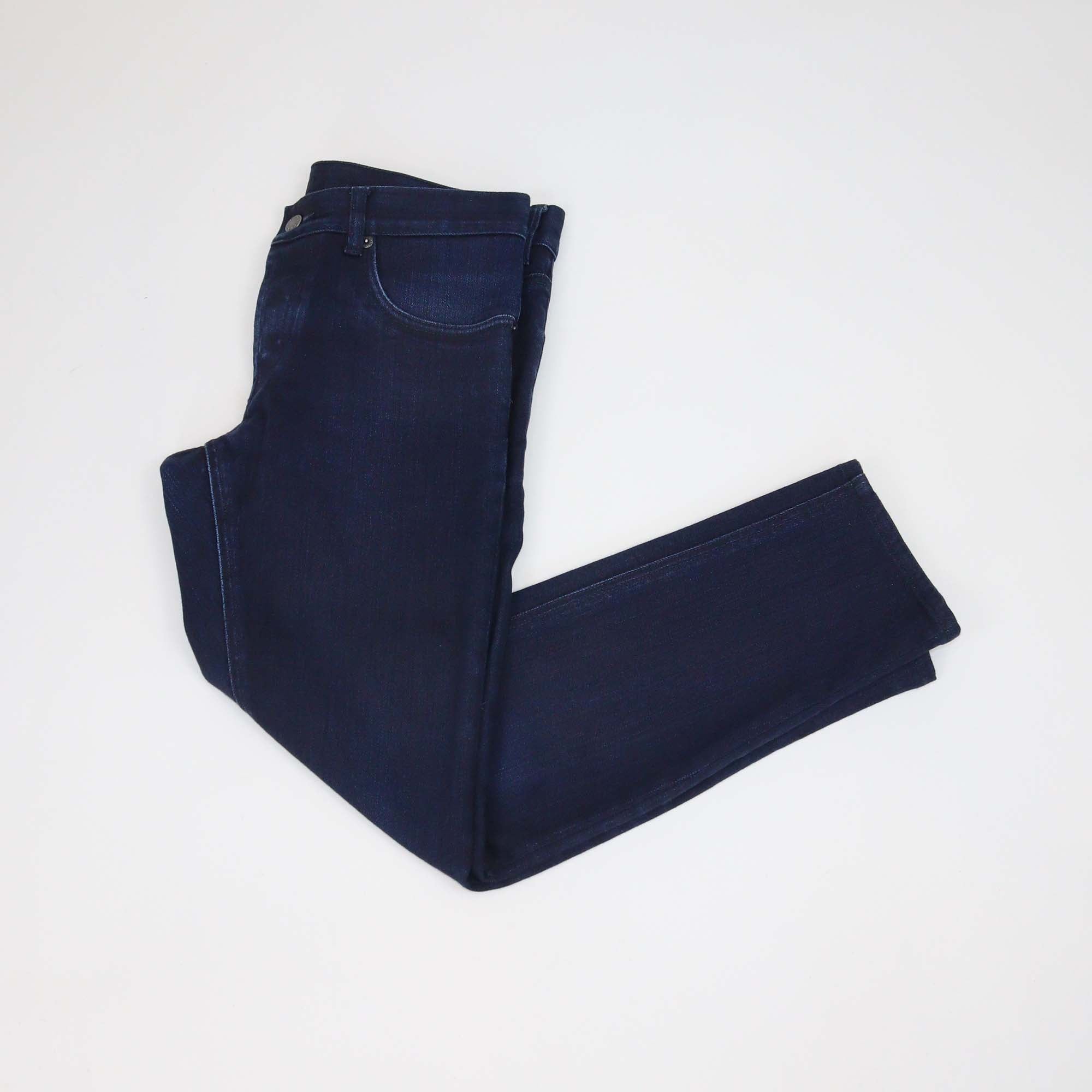 Prada Dark Blue Denim Tapered Fit Pants