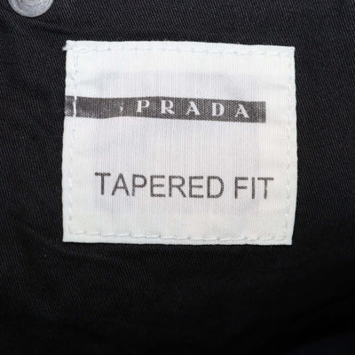 Prada Dark Blue Denim Tapered Fit Pants