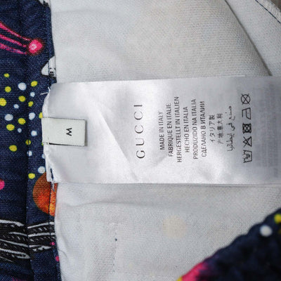 Gucci Multicolor Blend Polyester Space and Animals Print Track Pants
