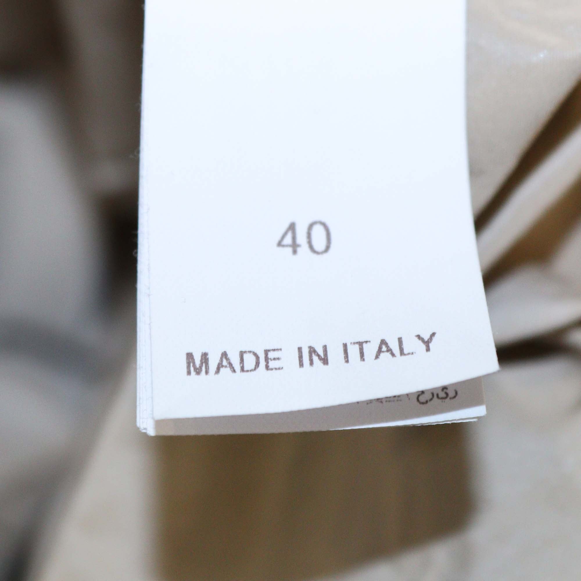 Brunello Cucinelli Beige Double Breasted Short Sleeve Jacket