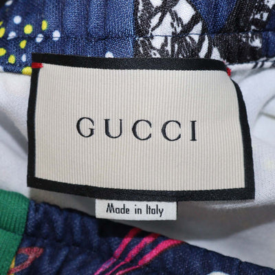 Gucci Multicolor Blend Polyester Space and Animals Print Track Pants