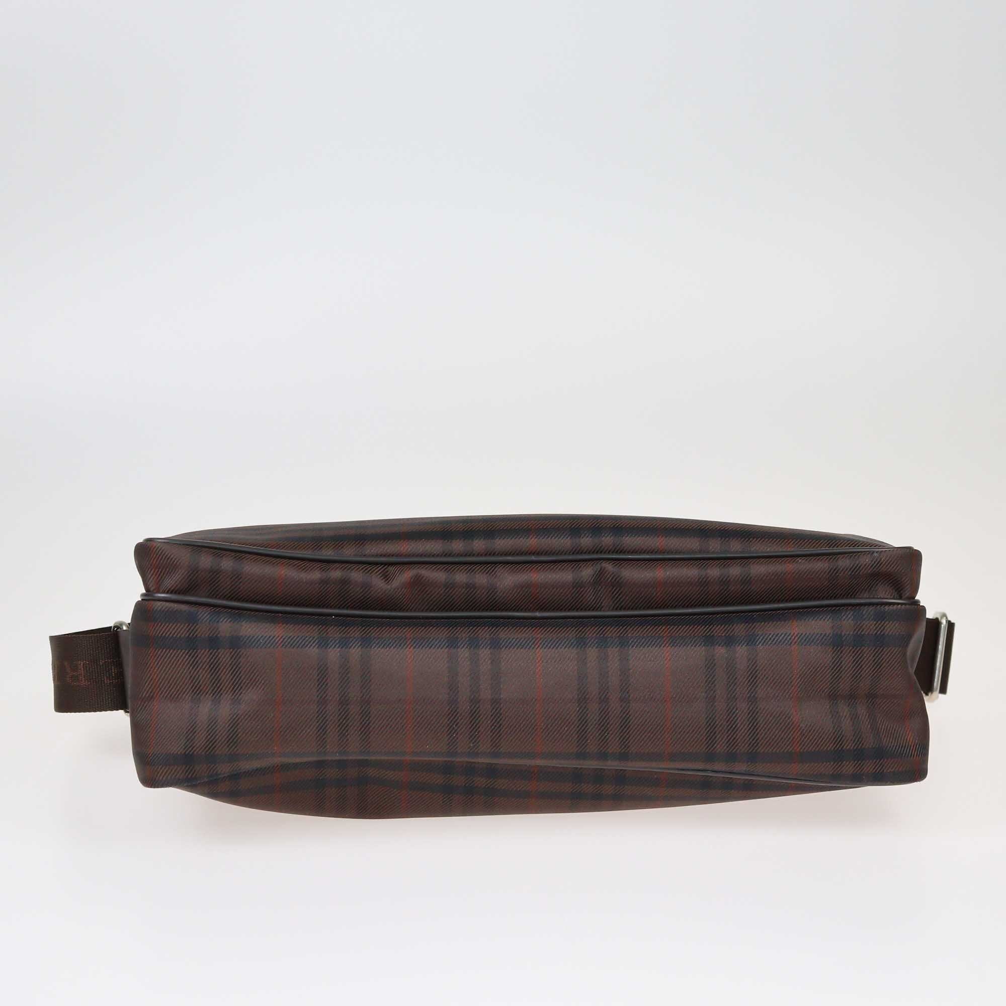 Burberry Brown House Check Messenger Bag Bags Burberry 