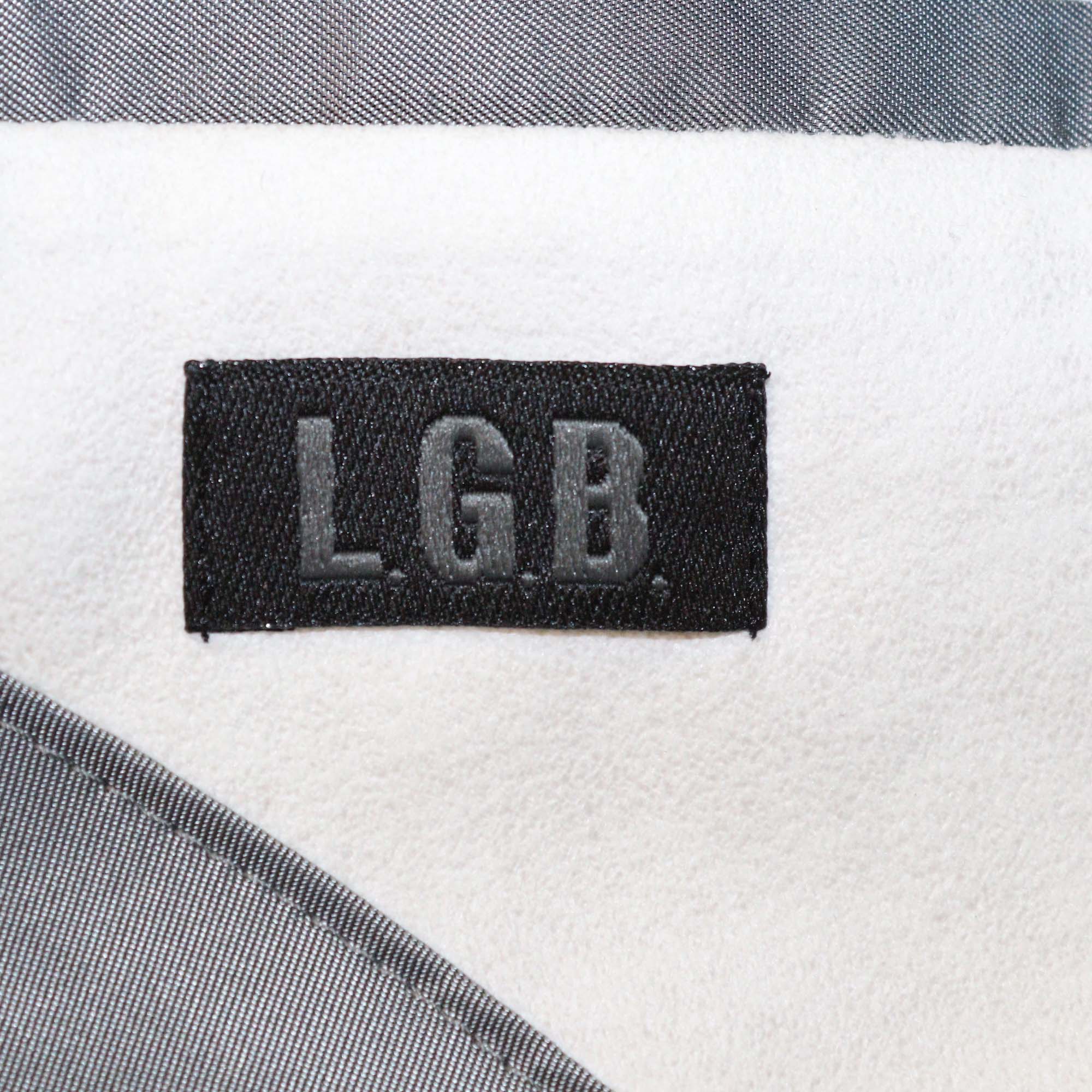 L.G.B. Off White Wool Blended Long Sleeve Coat