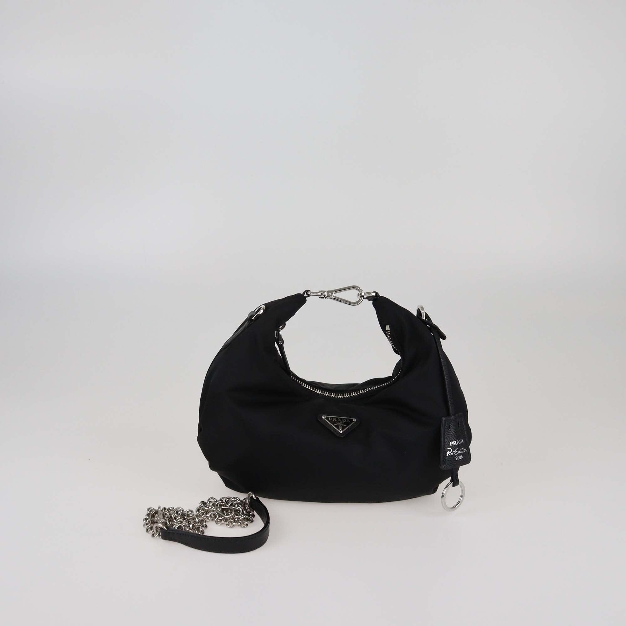 Prada Black Re-Edition 2006 Shoulder Bag Womens Prada 
