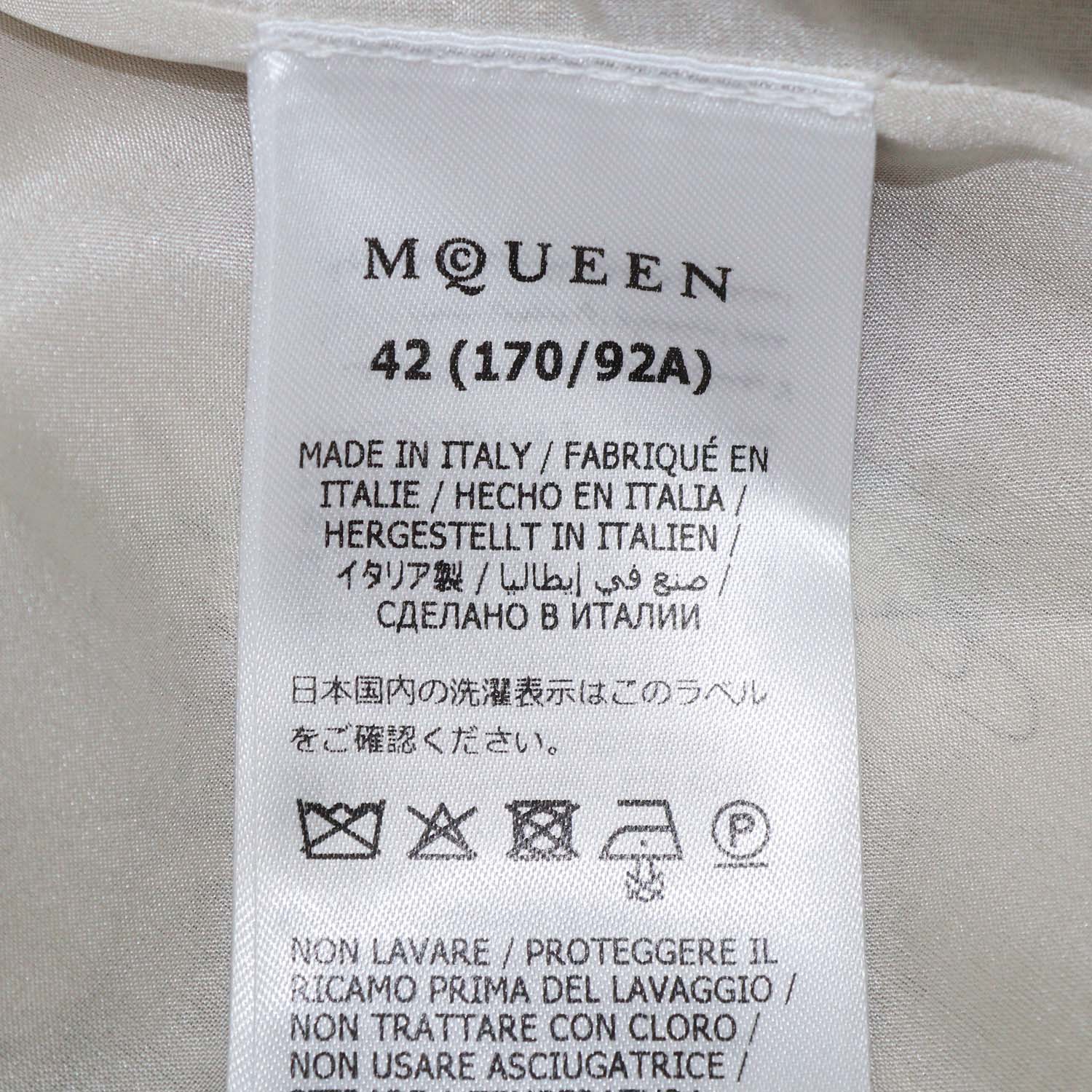 McQueen Multicolor Silk Jewelled Trim Floral Print Cape Gown