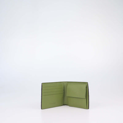 Bottega Veneta Dark Brown Intrecciato Leather Bifold Wallet