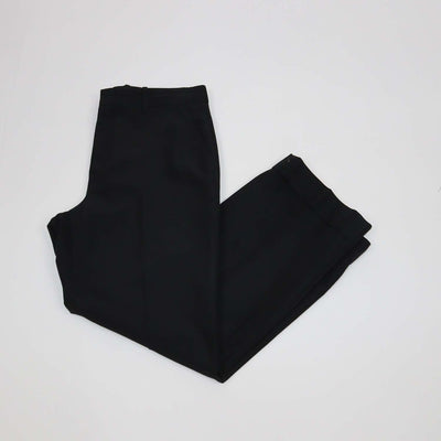 Gucci Black Cotton Viscose Straight Leg Pants