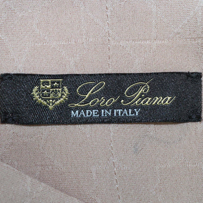 Loro Piana Beige Silk Ceramic Mandala Long Batwing Sleeves Patricia Shirt