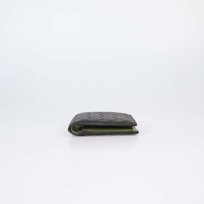 Bottega Veneta Dark Brown Intrecciato Leather Bifold Wallet