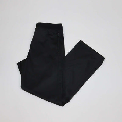 Valentino Black Polyester VLTN Straight Leg Pants