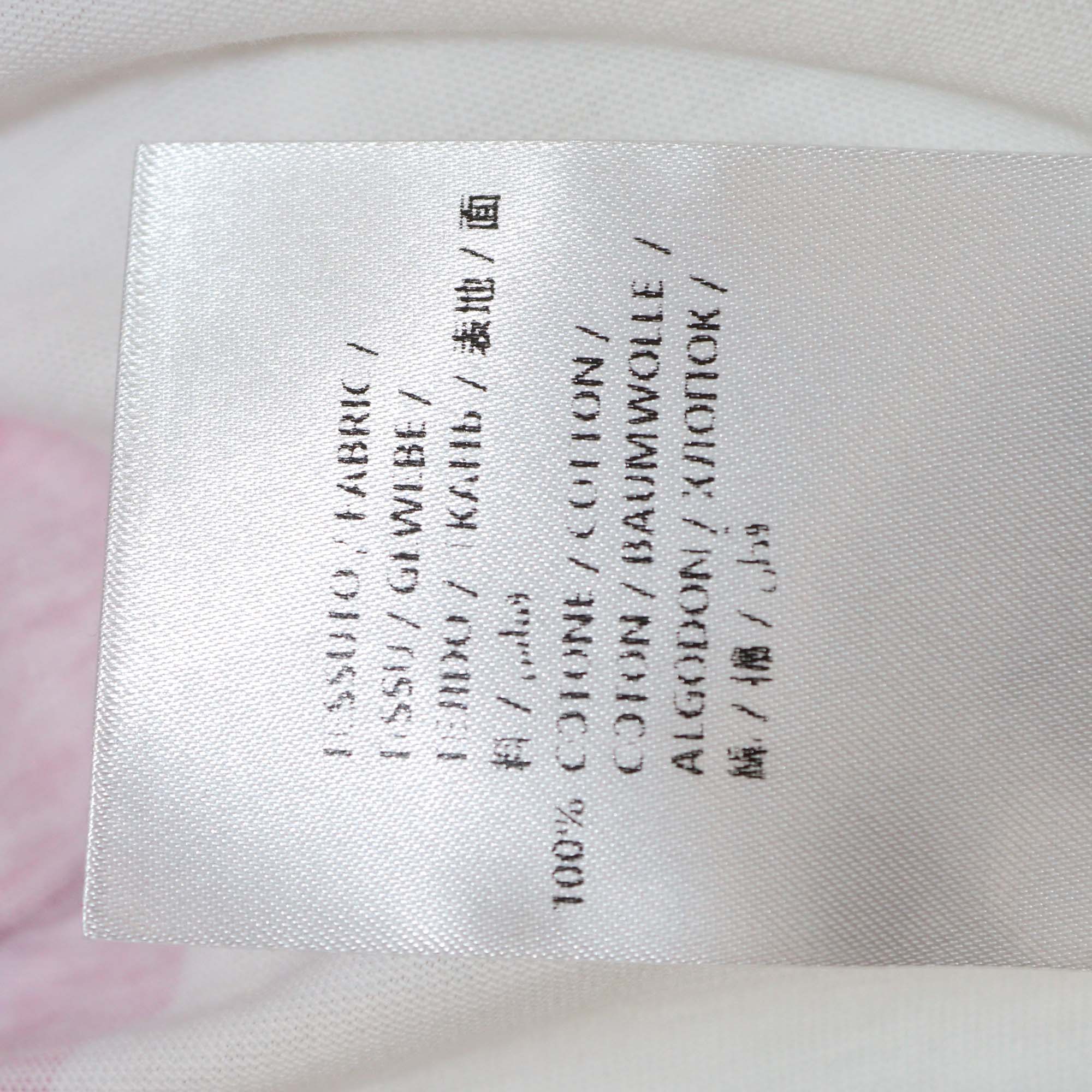 Alexander McQueen White Graphic Print Cotton T-Shirt