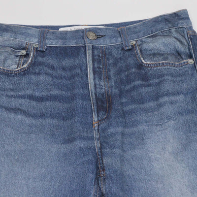 Rag & Bone Blue Soft Denim Straight Leg Pants