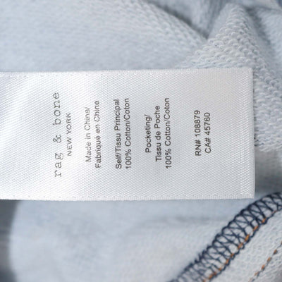 Rag & Bone Blue Soft Denim Straight Leg Pants