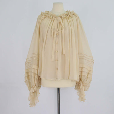 Zimmermann Beige Silk Rebellion Corded Blouse