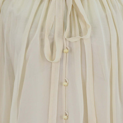 Zimmermann Beige Silk Rebellion Corded Blouse