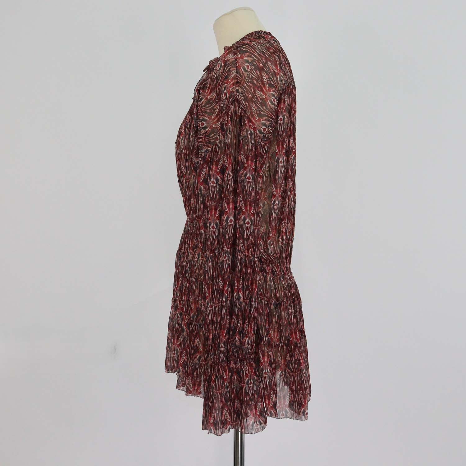 Iro Multicolor Viscose Printed Janie Long Sleeve Tops