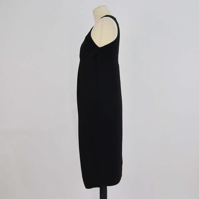 By Malene Birger Black Silk Sleeveless Mini Dress
