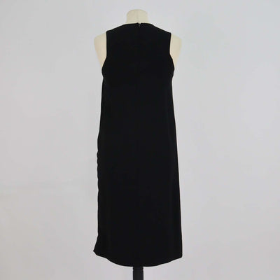 By Malene Birger Black Silk Sleeveless Mini Dress