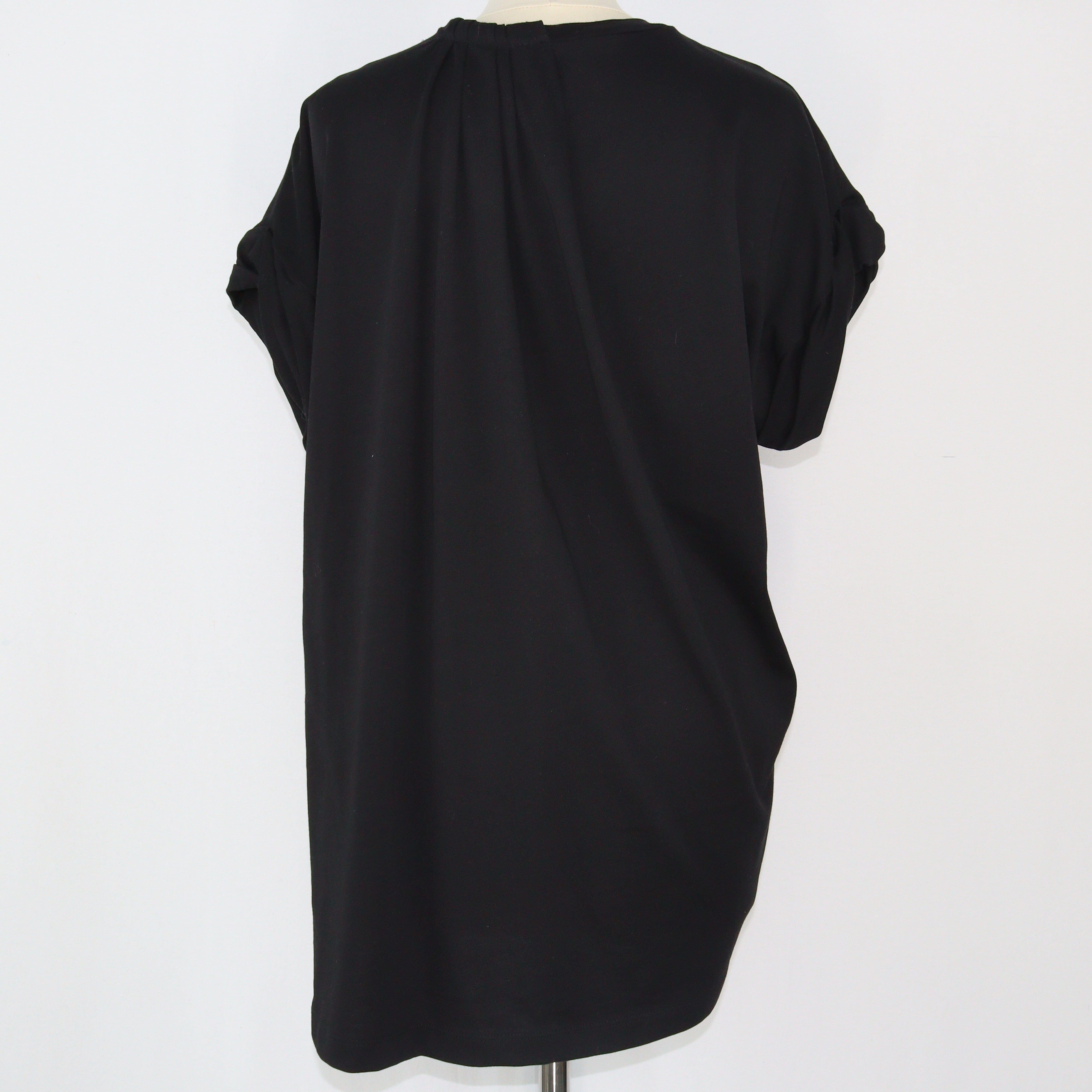 Black Pleated T-shirt Clothings Philip Lim 