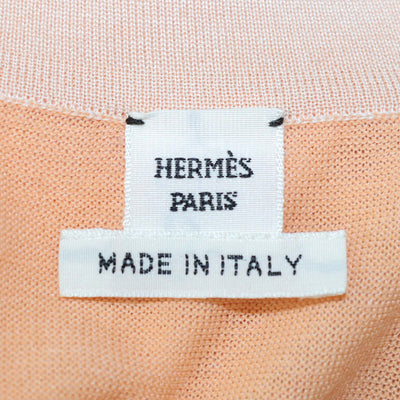 Hermes Orange Lava Coloriages de Jour Sleeveless Twillaine Top
