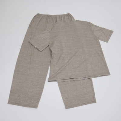 12 Storeez Beige Wool & Linen Blend Stratum Jumper and Pants Set