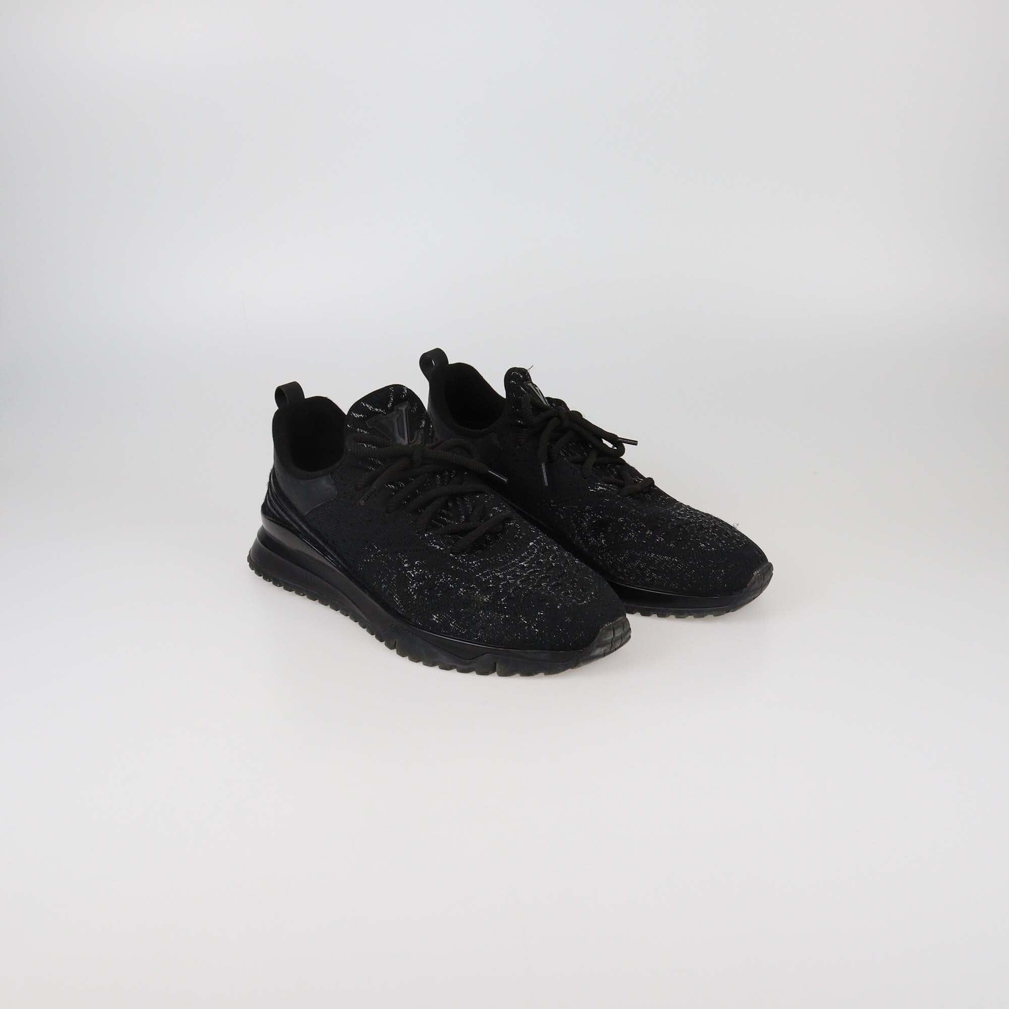 Louis Vuitton Black Knit V.N.R Sneakers Mens Louis Vuitton 