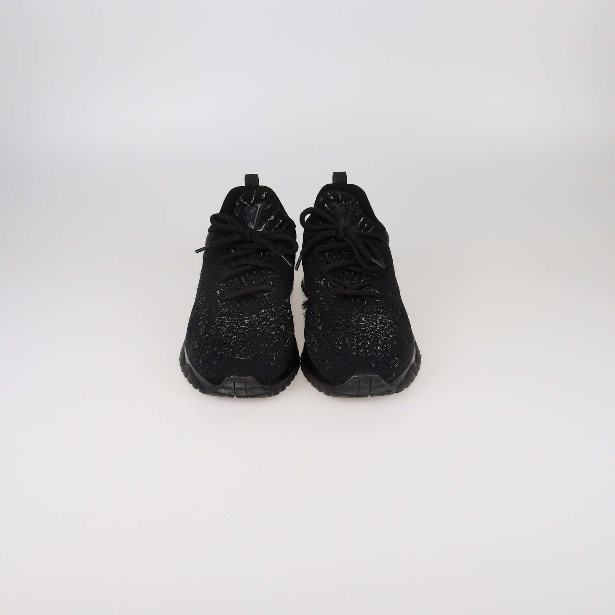 Louis Vuitton Black Knit V.N.R Sneakers Mens Louis Vuitton 