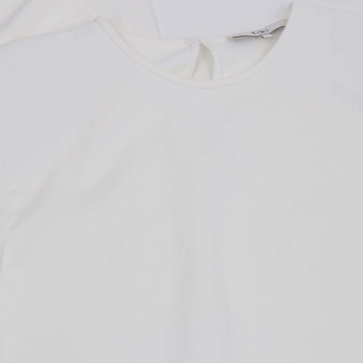 Tibi White Blend Polyester Padded Shoulder Sleeveless Shirt & Jogger Pants Set