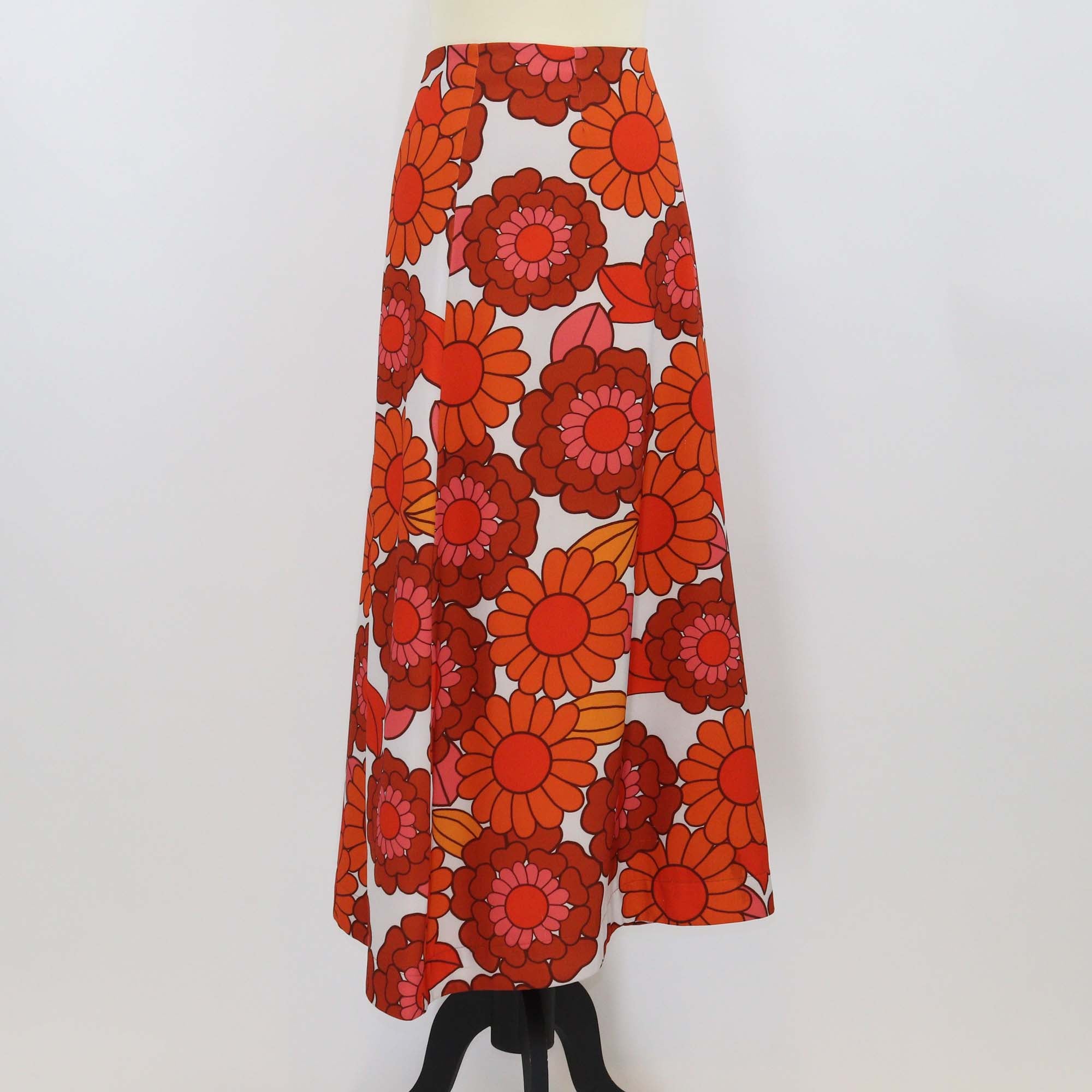 Dodo Bar Or Orange Floral Print Maxi Skirt