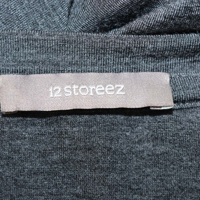 12 Storeez Charcoal Grey Wool Blend Long Sleeve Top and Trouser Set