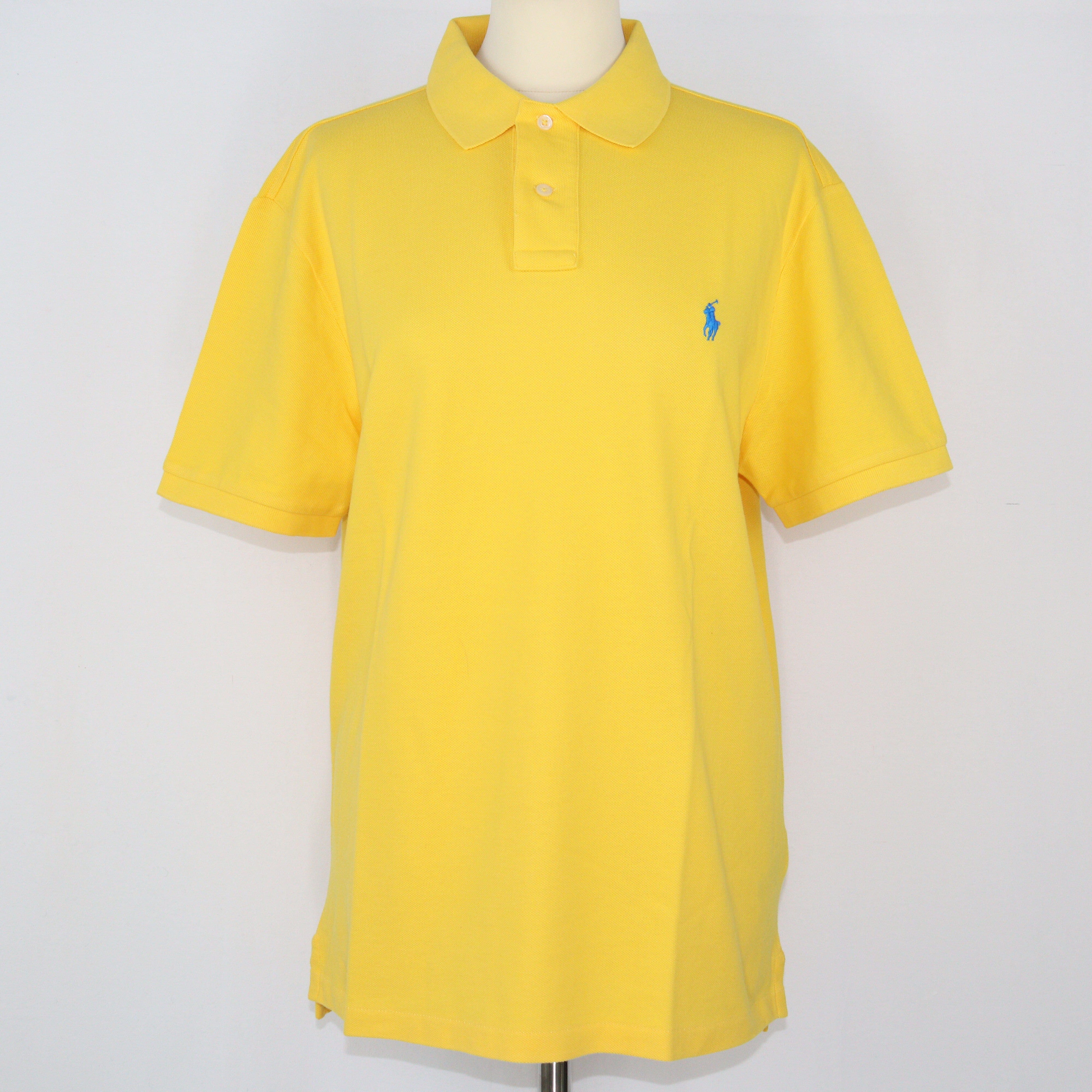 Yellow Pony Embroidered Polo Shirt Clothings Ralph Lauren 